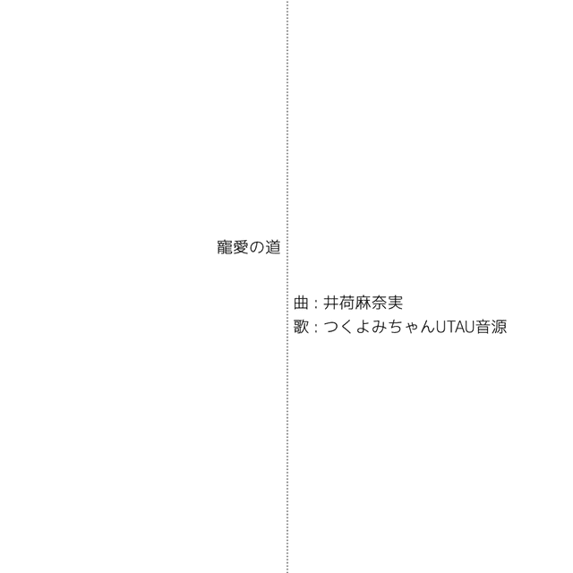 寵愛の道 - instrumental