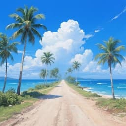 真っ青な空へ